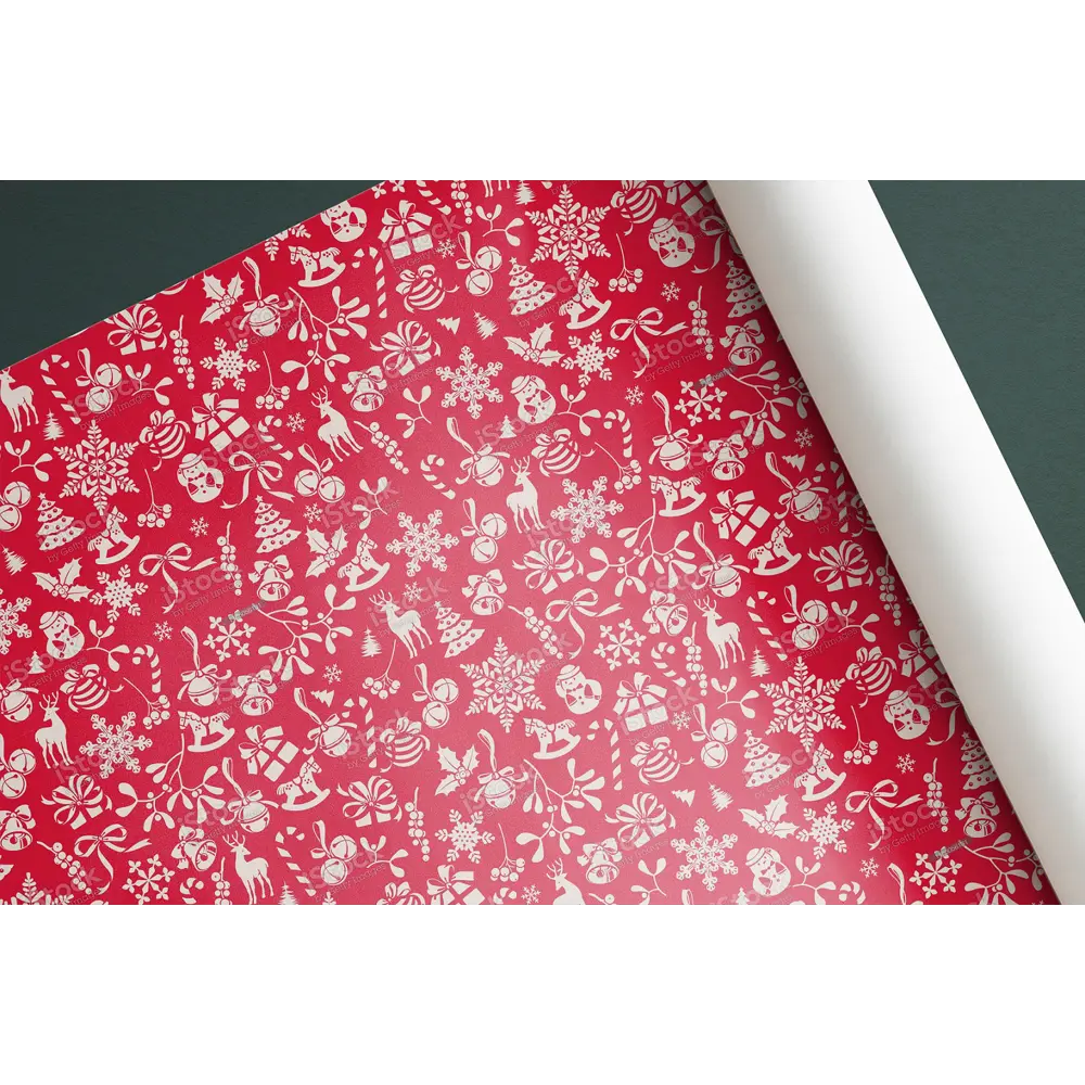Упаковочная бумага «Новогодний подарок» 70 см Симфония STLM-2183302 - Вид №1