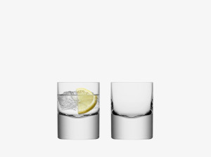 Набор стаканов из дутого стекла - 250 мл