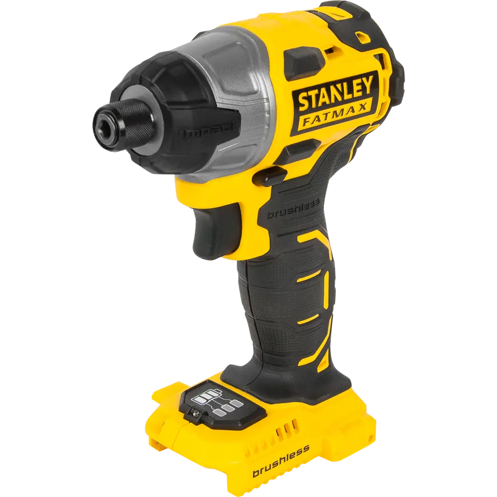 Дрель-шуруповерт бесщеточная аккумуляторная ударная Stanley Fatmax FMC647B-XJ, 18 В, без АКБ 82634529 STLM-2015290 