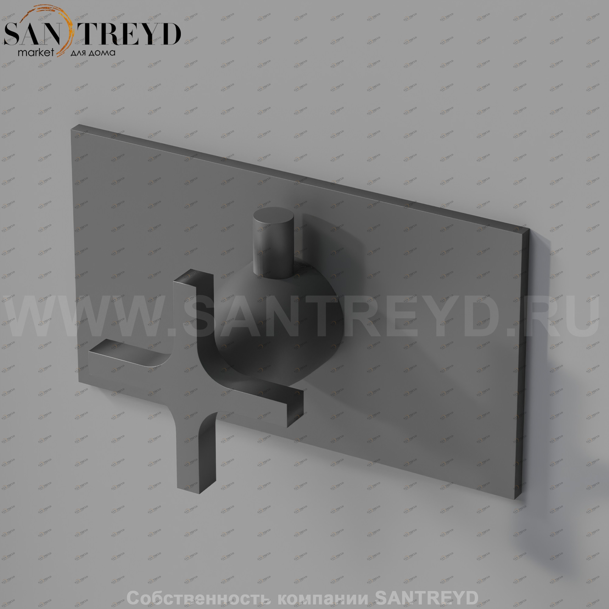 Термостат AMEM350E MEMORY черный матовый Agape