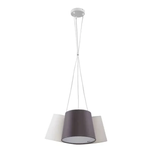 Светильник подвесной Lighting Atos 1539, 3 лампы, 14 м², цвет белый/фиолетовый/серый 82140777 STLM-2083776