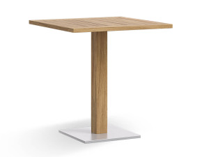 Квадратный стол из тикового дерева