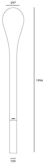 Milan Iluminacion Светодиодный торшер из полиэтилена Ona 6198 - Вид №6