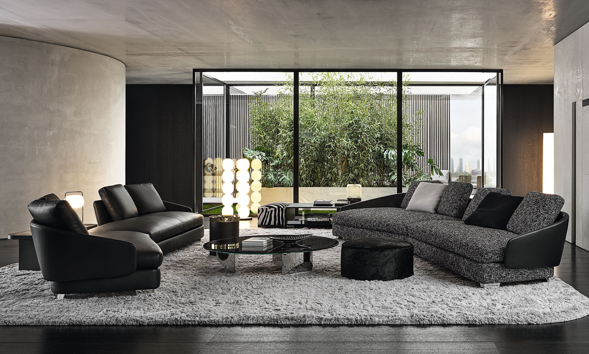 Изогнутый диван Minotti Lawson ARCH-00039478 - Вид №2