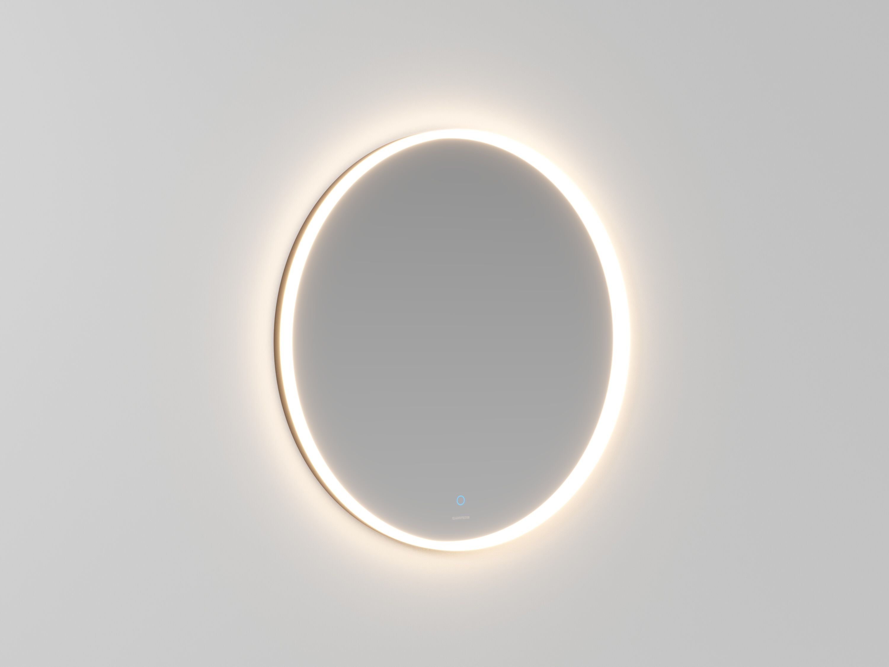 Круглое зеркало со встроенным настенным освещением Ideagroup ECLISSI ARCH-00008886 - Вид №1