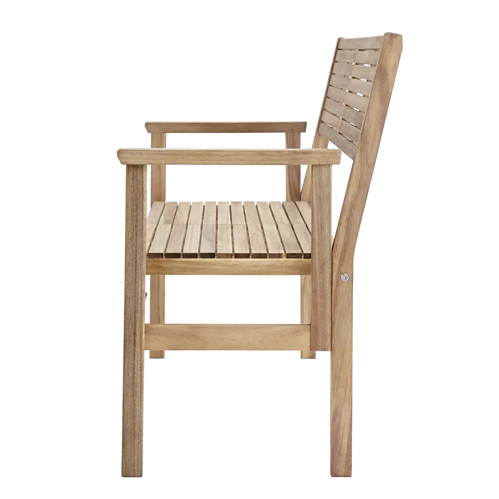 Скамья садовая Naterial Solis 120х55х90 см дерево светло-коричневая 82232553 STLM-2177163  - Вид №1