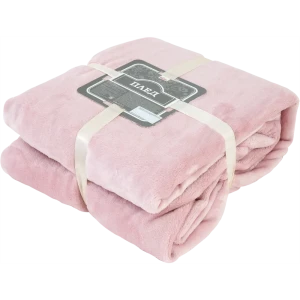 Плед Chogolisa 180х200 см фланель цвет розовый