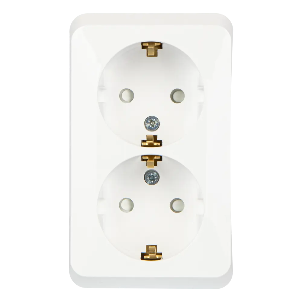 Systeme Electric Этюд - Двойная розетка с защитными шторками 11301167 STLM-0001180