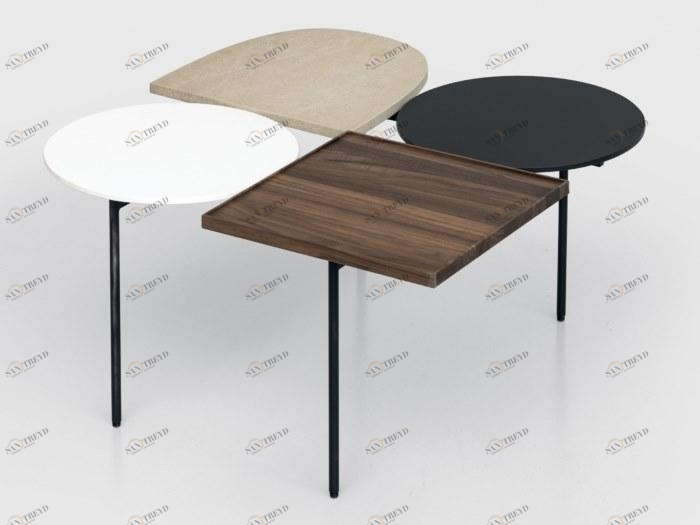 Kristalia Квадратный лакированный журнальный столик sun-id-1480069