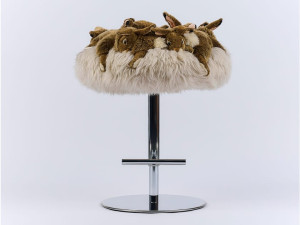 Регулируемая высота полиэстер мягкий стул