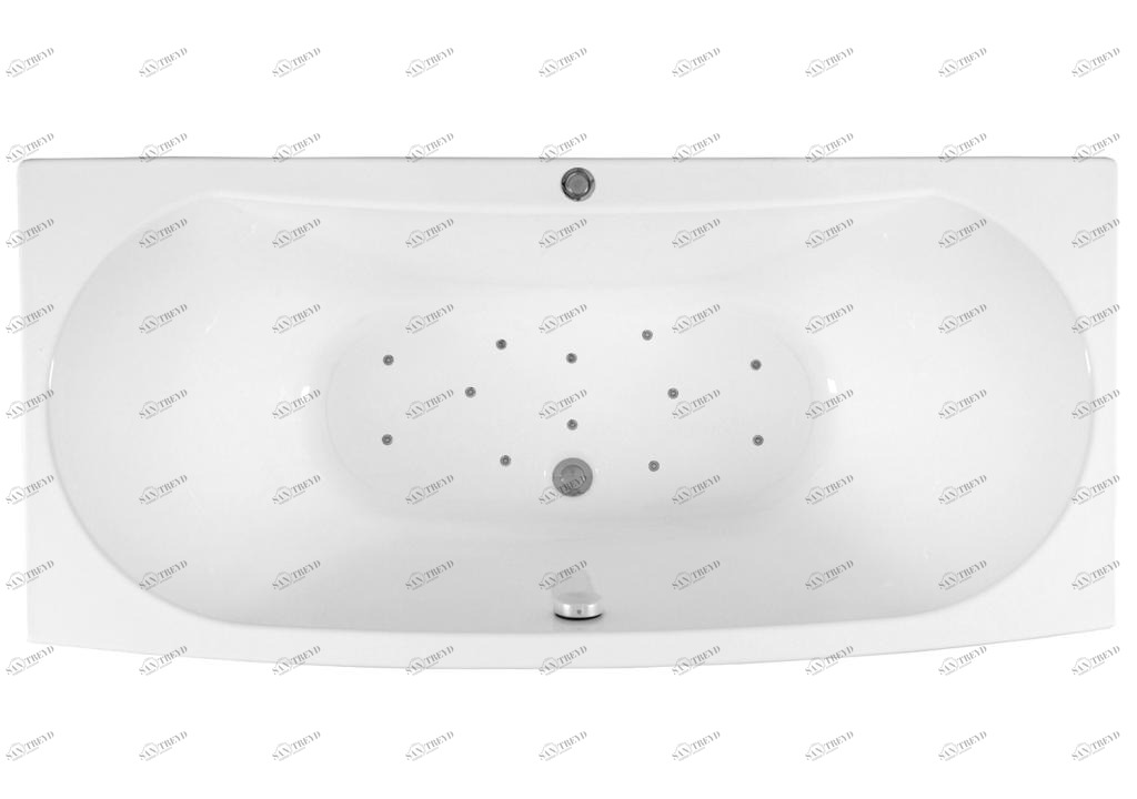 Акриловая ванна Aquanet Izabella 160x75 (а/м, с/п) 00173975