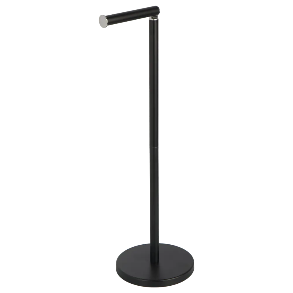 SWENSA Напольная стойка для туалетной бумаги Hos SWFL-901-BLK 89368737 STLM-1475874