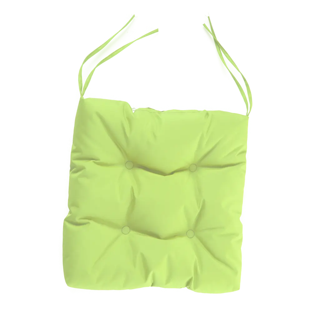 Подушка для стула Туба-Дуба Дачные Посиделки ПДП002 40x40 см цвет салатовый STLM-2207527