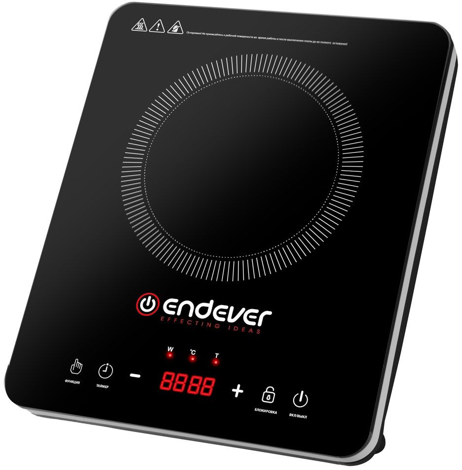 9955664 Плита компактная электрическая Endever Skyline IP-56 черный KROMAX STDN-0074309 - Вид №1