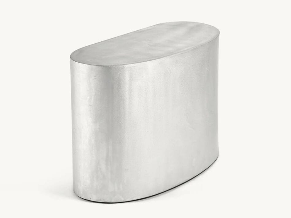 Алюминиевый овальный журнальный столик valerie_objects Assemble ARCH-00063820