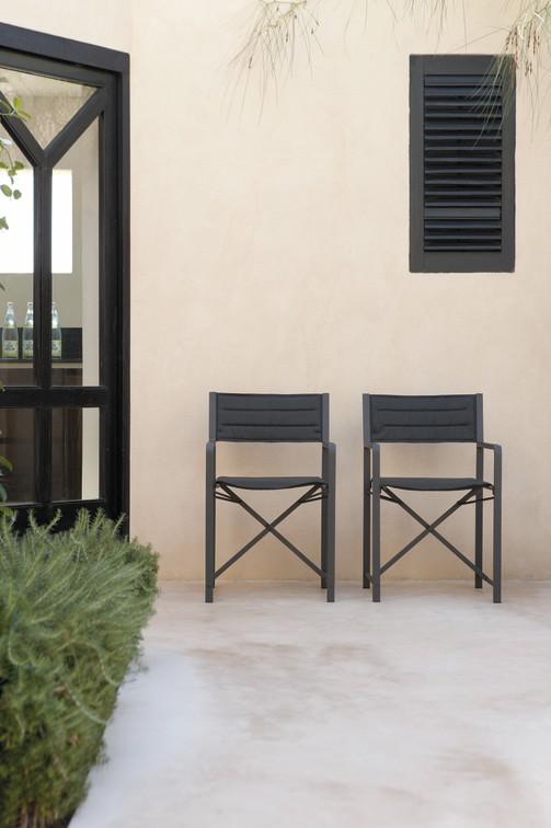 Стул белый текстиль белый Manutti Cross MNST120 - Вид №2