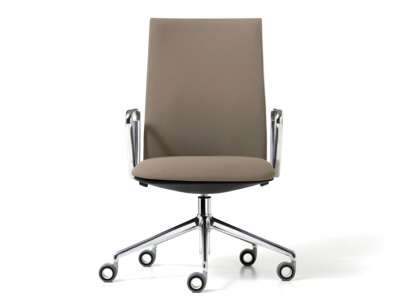 Тканевое регулируемое по высоте офисное кресло с колесами Diemme ARCH-00140867