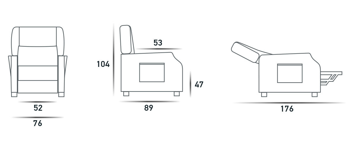 Кресло-Подъемник Lift-Relax 1 Motore  Spaziorelaxitalia  Cloe Cloe Lift-Relax 1 Motore  - Вид №4