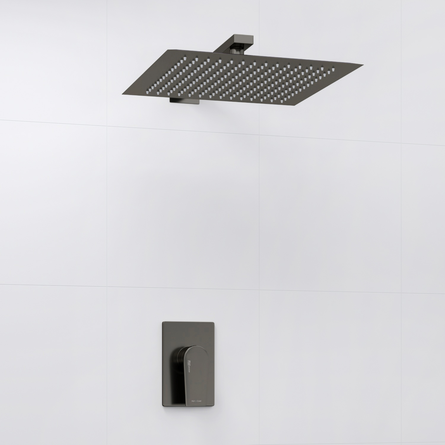 A84182 Встраиваемый комплект для душа с верхней душевой насадкой WasserKRAFT 