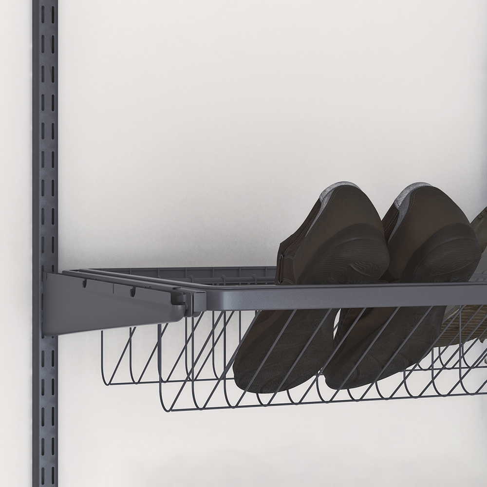 Выдвижная обувница , 410x555 мм, серый LJPS0332 Public Steel Россия  - Вид №1