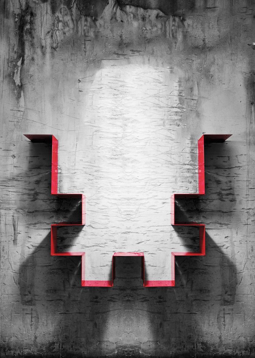 ZAVA Модульный настенный книжный шкаф из железа sun-id-1482214 - Вид №14