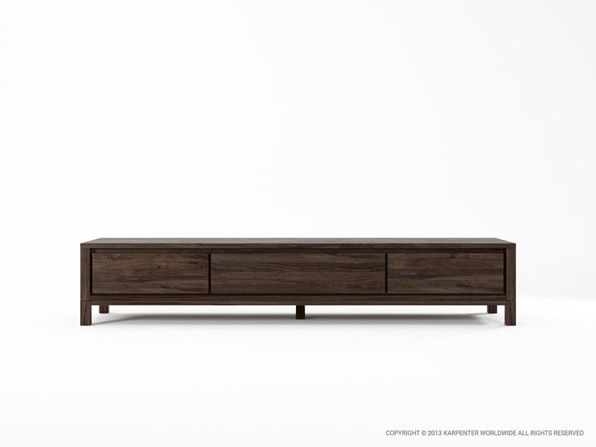 KARPENTER Низкая деревянная тумба под телевизор Solid sun-id-1393795 - Вид №4