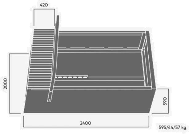 VESTRE Деревянная скамейка со встроенным кашпо Parklets 2.0 sun-id-1401074 - Вид №4
