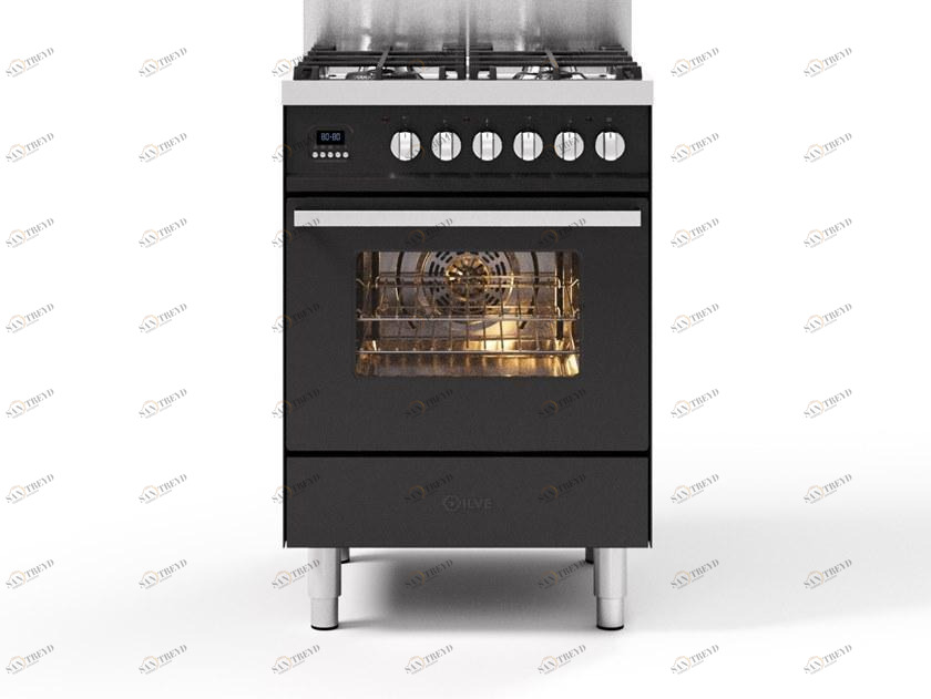 Ilve Отдельностоящая стальная кухня Pro line L06 Santreyd 