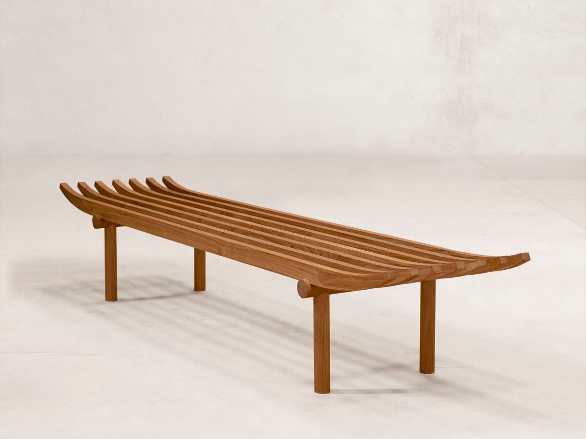 Скамейка из тикового дерева Phantom Hands Nandi ARCH-00011425 - Вид №1