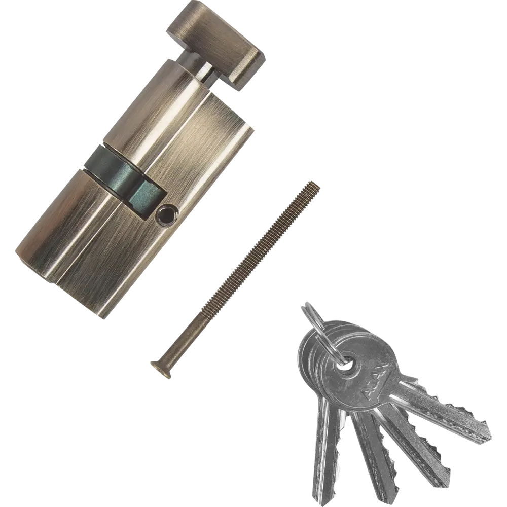 AJAX Цилиндр AX102/70 ключ-вертушка бронза 35×35 мм 83738363 STLM-0044092 - Вид №2