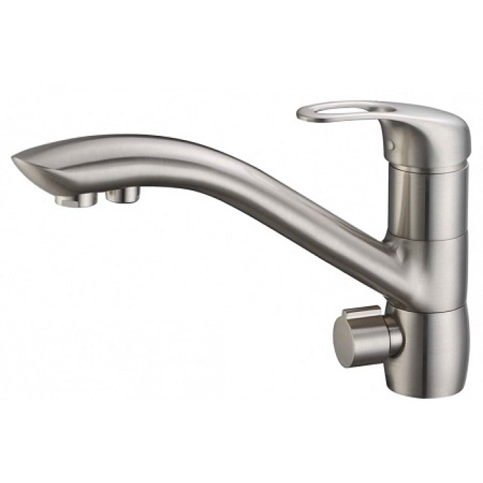 Zorg ZR 404 KF Satin Смеситель для кухни Zorg 200х240  - Вид №1