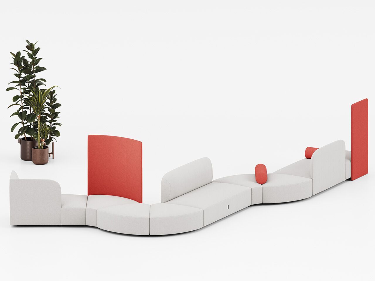 Модульный тканевый диван FREZZA Alplus Lounge ARCH-00018289 - Вид №7