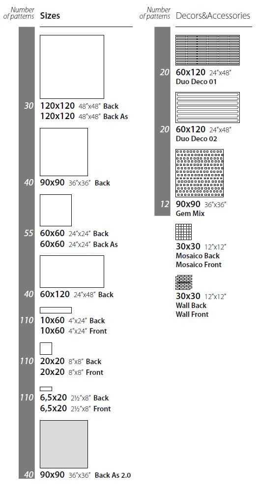 Пол / керамогранит с эффектом цемента CERAMICA SANT'AGOSTINO Duo ARCH-00136171 - Вид №1