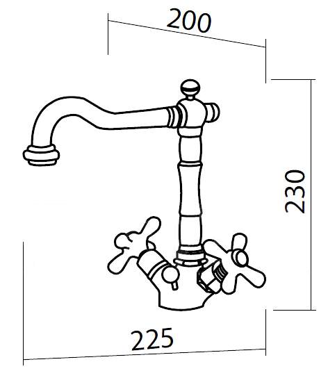 EPC02135 Смеситель M&Z Epoca Santreyd - Вид №1