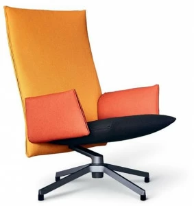 KNOLL Кресло поворотное на 4-х спицах с подлокотниками Pilot