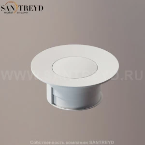 Agape  Нажимной донный клапан белый для ванн MET0434Z