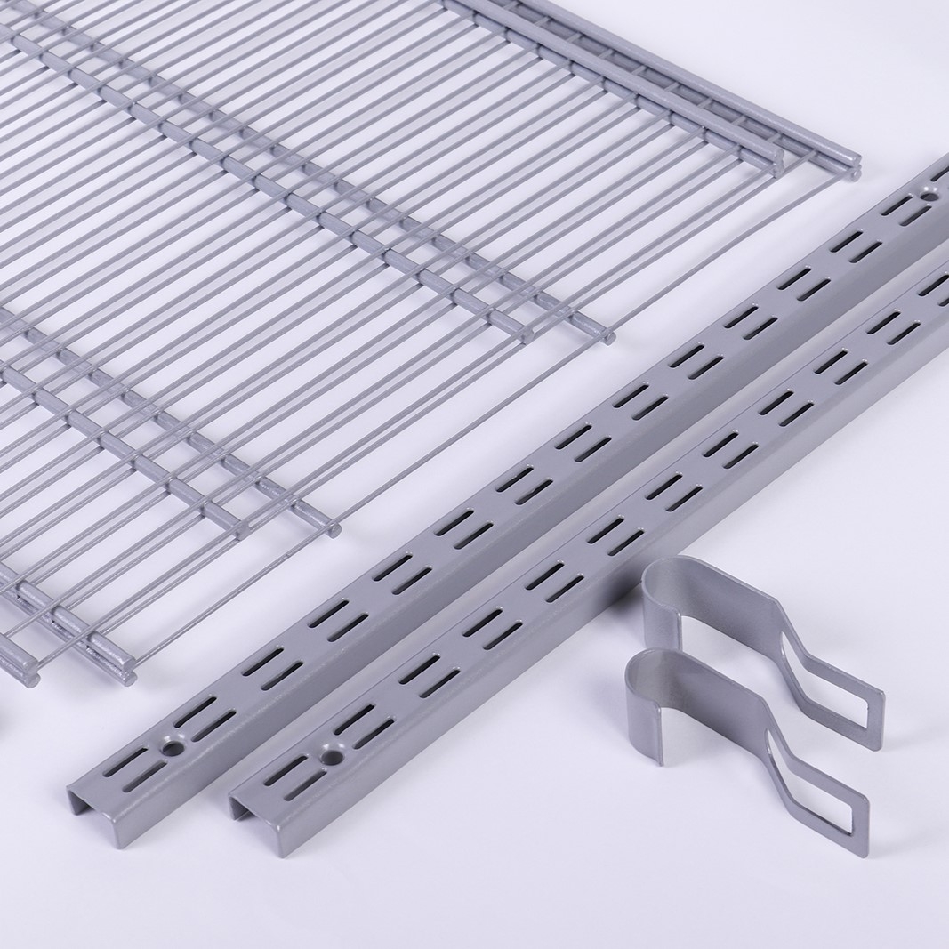 Комплект гардеробной системы , 630x500x440, серый LJPS0581 Public Steel Россия  - Вид №4