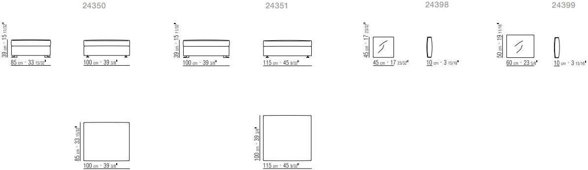 Flexform Модульный угловой диван из ткани Newbridge sun-id-1376691 - Вид №11
