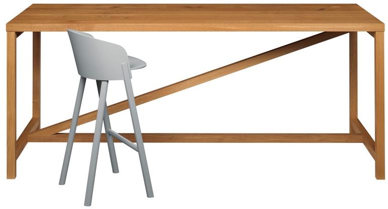 e15 Прямоугольный деревянный стол  Ta21  - Вид №2