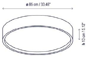 BOVER Потолочный светильник из полиуретана Elea sun-id-1488538 - Вид №2