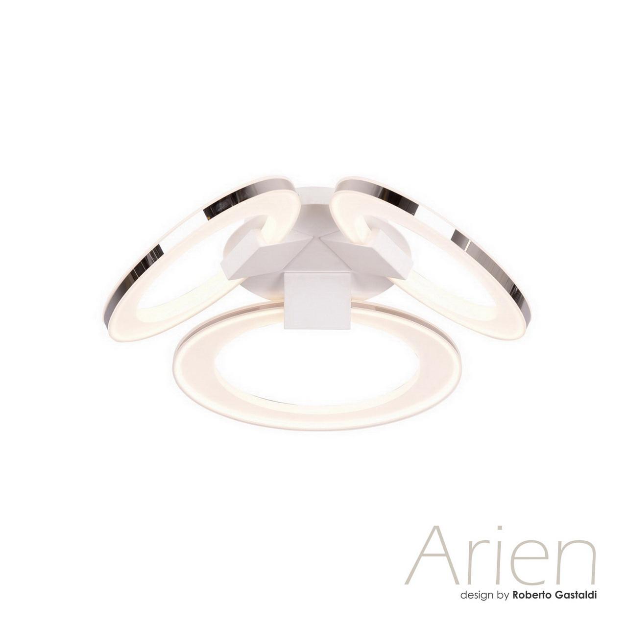 Потолочный светодиодный светильник IDLamp Arien 400/3PF-LEDWhitechrome IDLAMP ARIEN 203031 Белый  - Вид №1