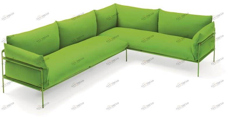 Paola Lenti Модульный диван из полиэстера Kabà sun-id-1460858