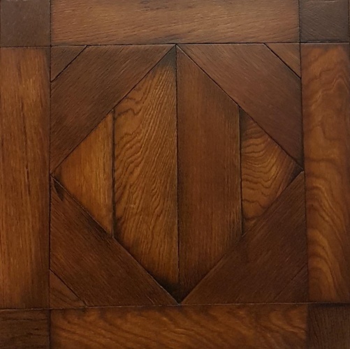 Модульный паркет Da Vinci Дуб Натур (Рельефная) 780х780 мм 2600600192 - Вид №1