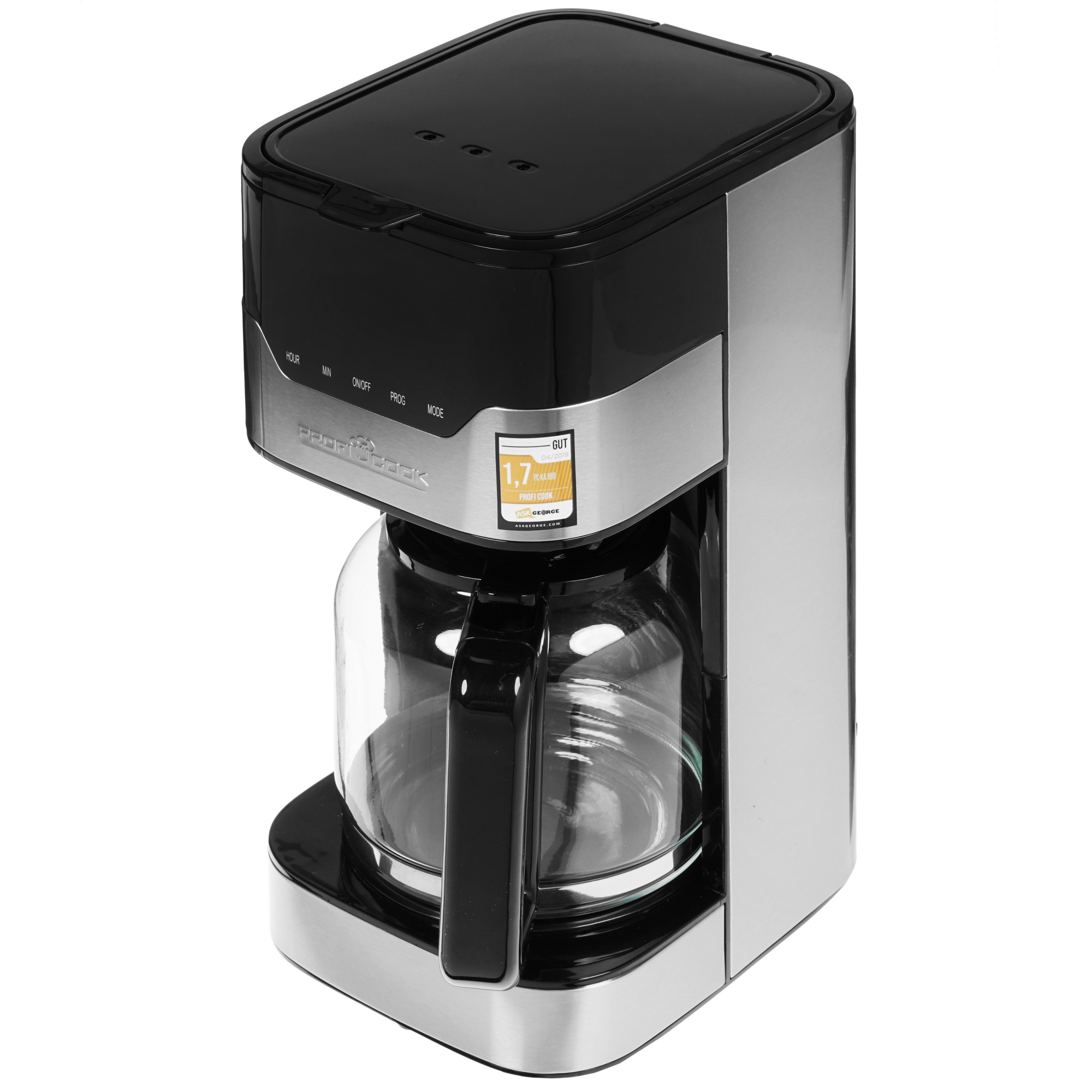 8145177 Кофеварка капельная Profi Cook PC-KA 1169 серебристый ProfiCook STDN-0061894 - Вид №5