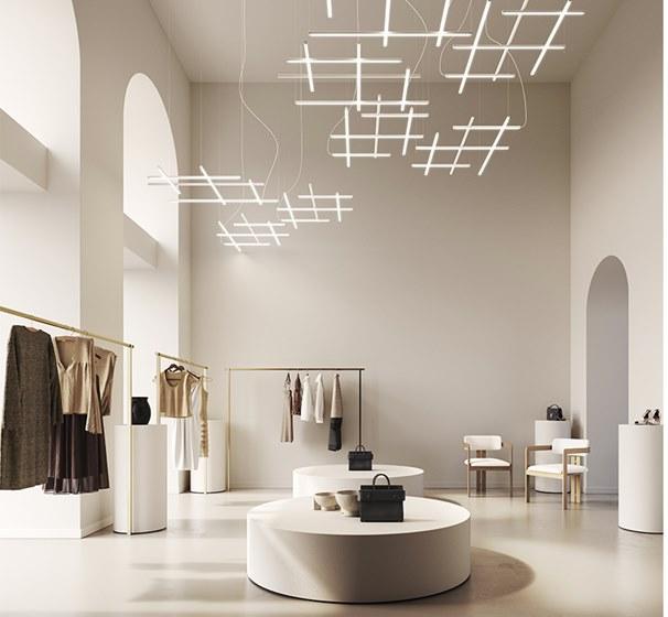 PANZERI Светодиодный подвесной светильник из алюминия Hilow sun-id-1476987 - Вид №5