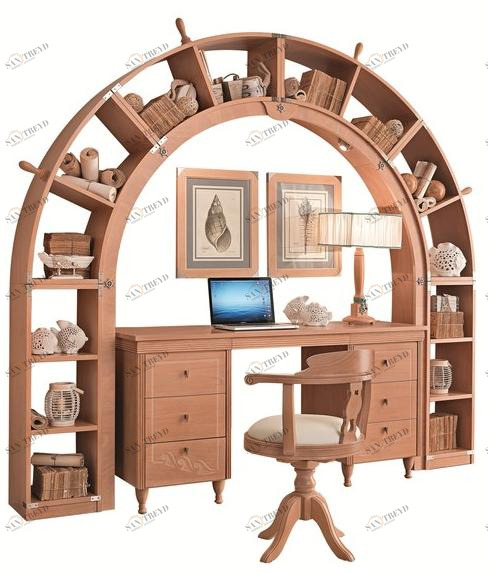 Caroti Открытый деревянный книжный шкаф Arkata 915 