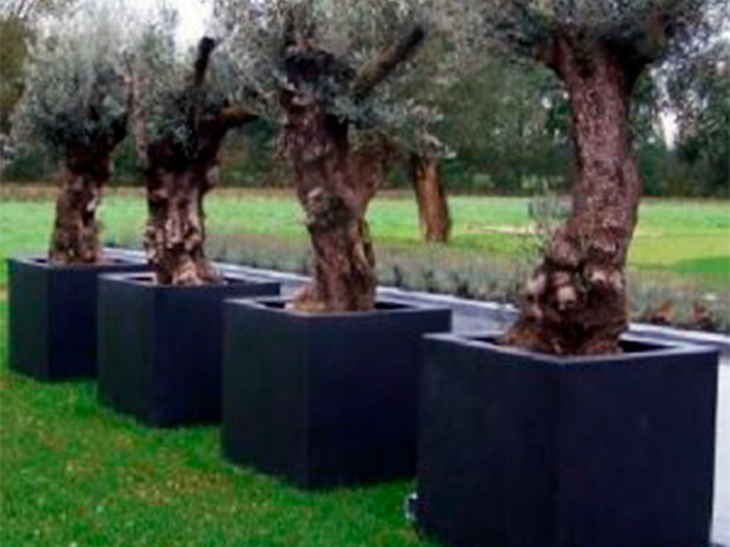 Кашпо коллекции "Ардена" АD-01-42 80/80/80 ГеоПластБорд GPBST-76 - Вид №6