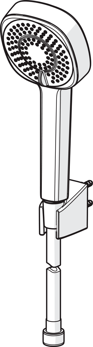 Oras 536 Ручной душевой комплект 536 Apollo Style Хром  - Вид №2