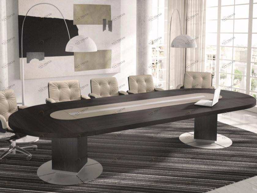 ARTOM by Ultom Овальный стол для совещаний с системой управления кабелями Taiko sun-id-1486792