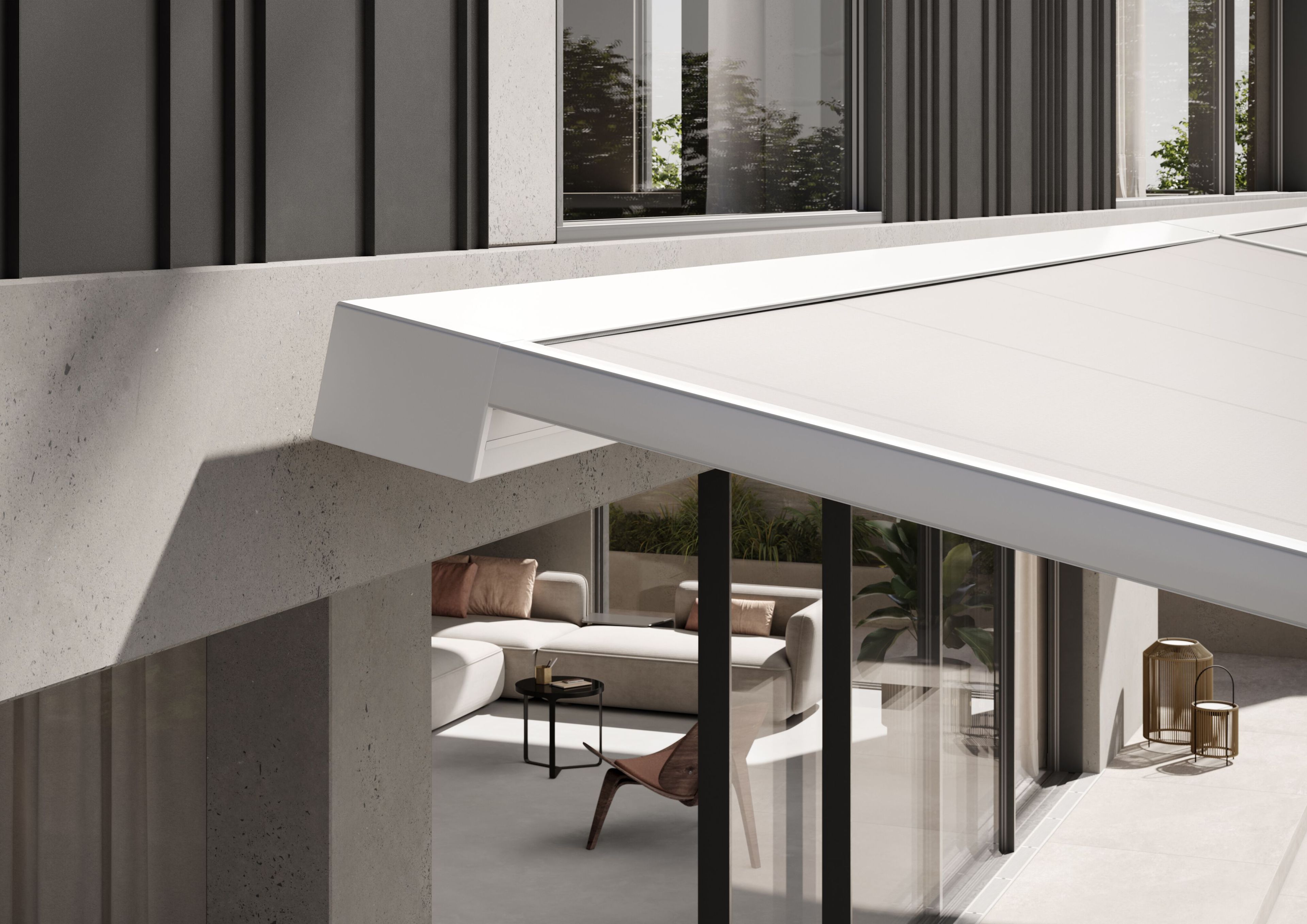 Навес для мусорного ведра с системой привода с двигателем markilux MARKILUX PERGOLA STYLE ARCH-00050073 - Вид №2